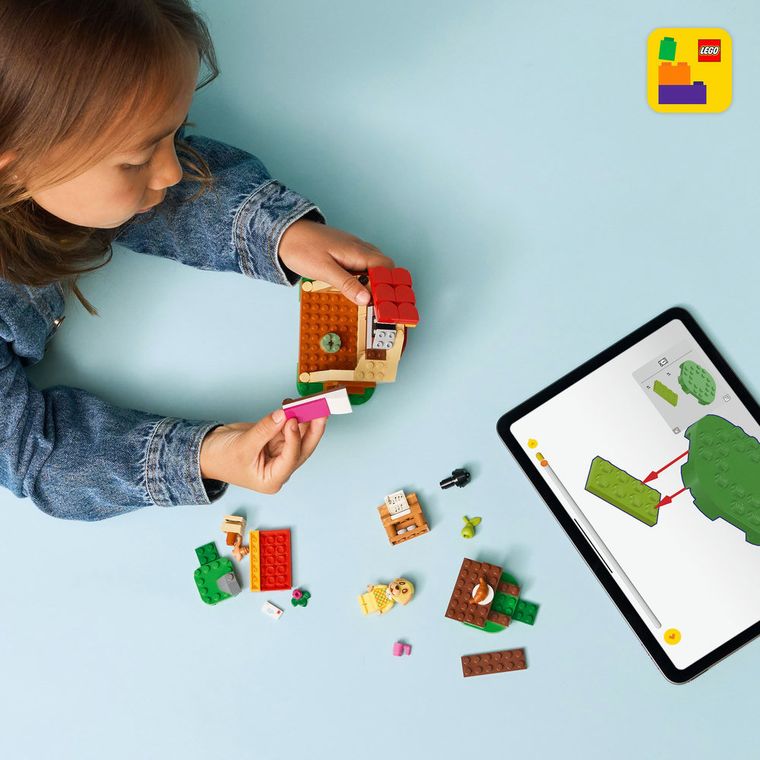 LEGO Animal Crossing, Casa confortabila a lui Goldie, 77058