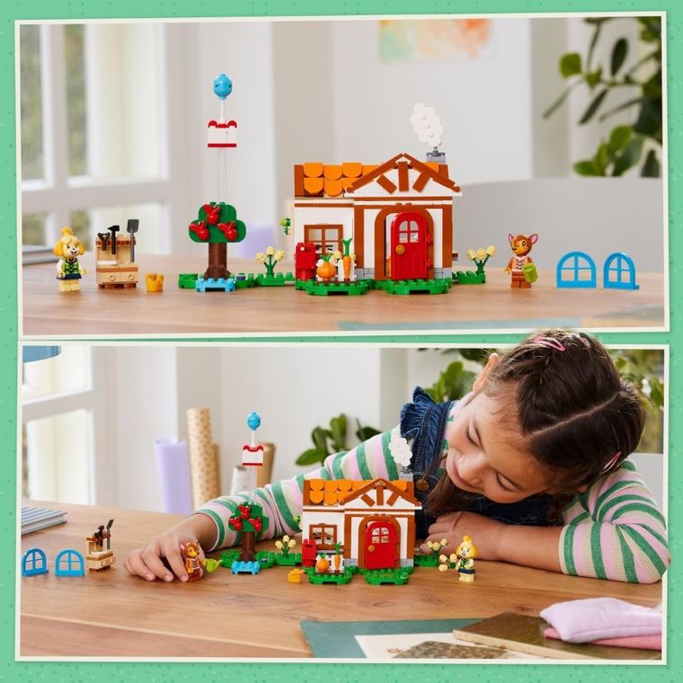 LEGO Animal Crossing, Isabelle vine in vizita, 77049