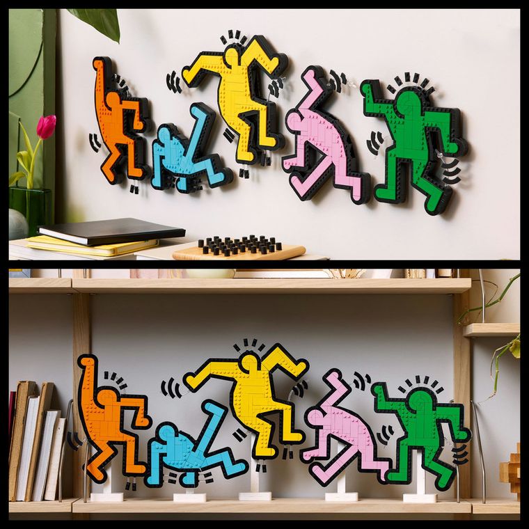 LEGO ART, Keith Haring - Figurine care danseaza, 31216