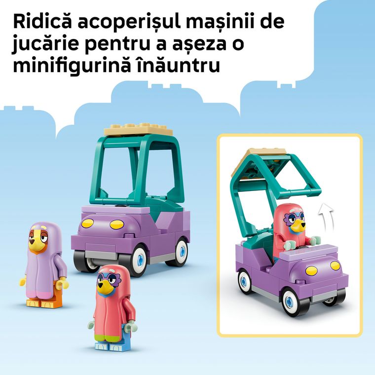 LEGO Bluey, Bingo si Blue se joaca de-a bunicutele, 11216