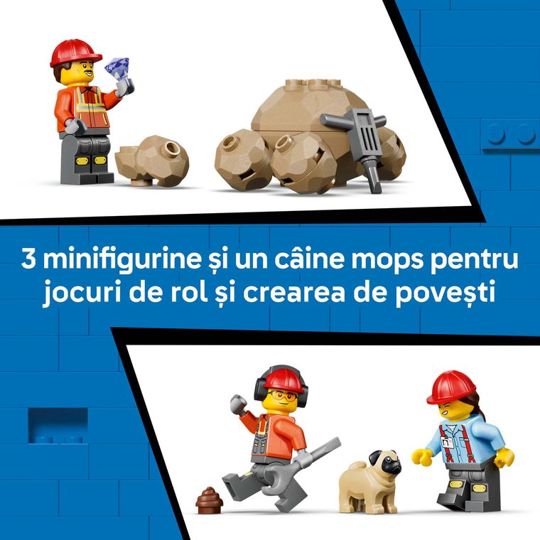 LEGO City, Camion basculant si incarcator frontal, 60494