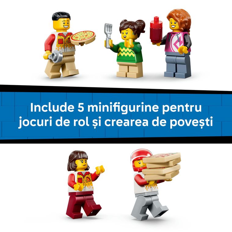 LEGO City, Experienta livrarii de pizza cu vehicule, 60496