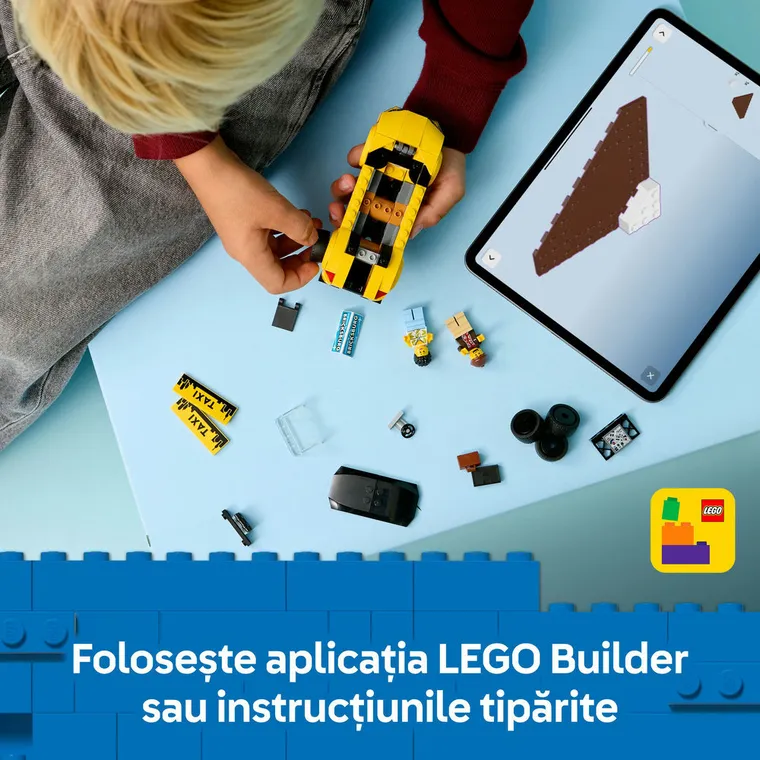 LEGO City, Taxi galben, 60487