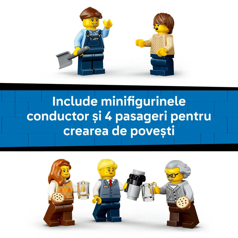 LEGO City, Tren cu aburi vintage, 60511