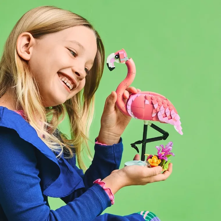LEGO Creator, Animale salbatice: Flamingo roz, 31170