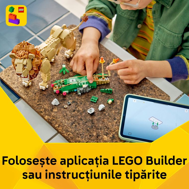 LEGO Creator, Animale salbatice: Leu maiestuos, 31386