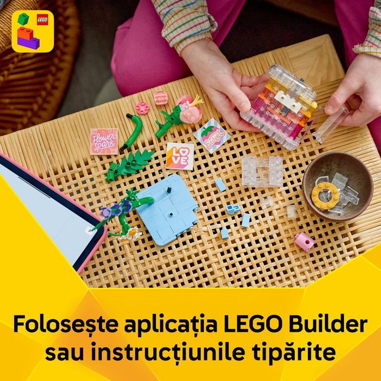 LEGO Creator, Sticla de parfum cu flori decorativa, 31383