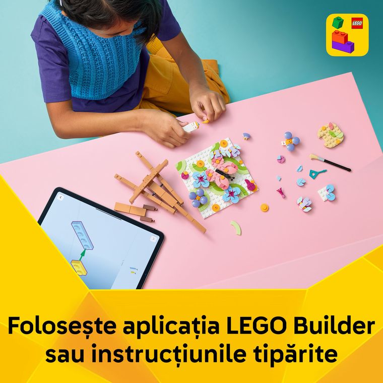LEGO Creator, Tablou decorativ cu arta florala, 31390