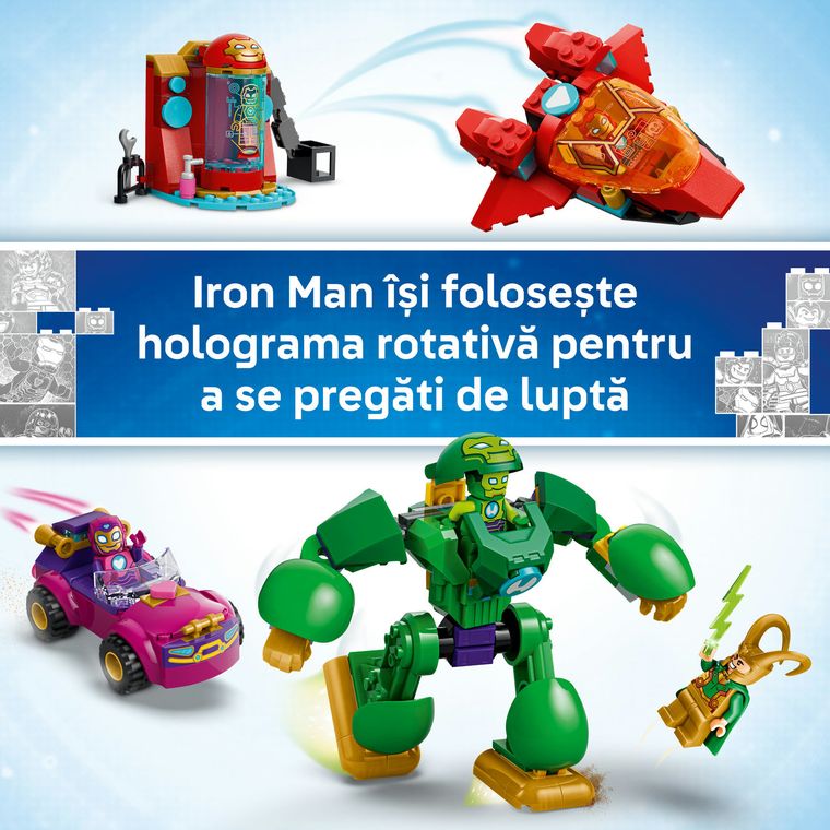 LEGO Disney Junior Marvel, Loki vs Echipa lui Iron Man, 11211