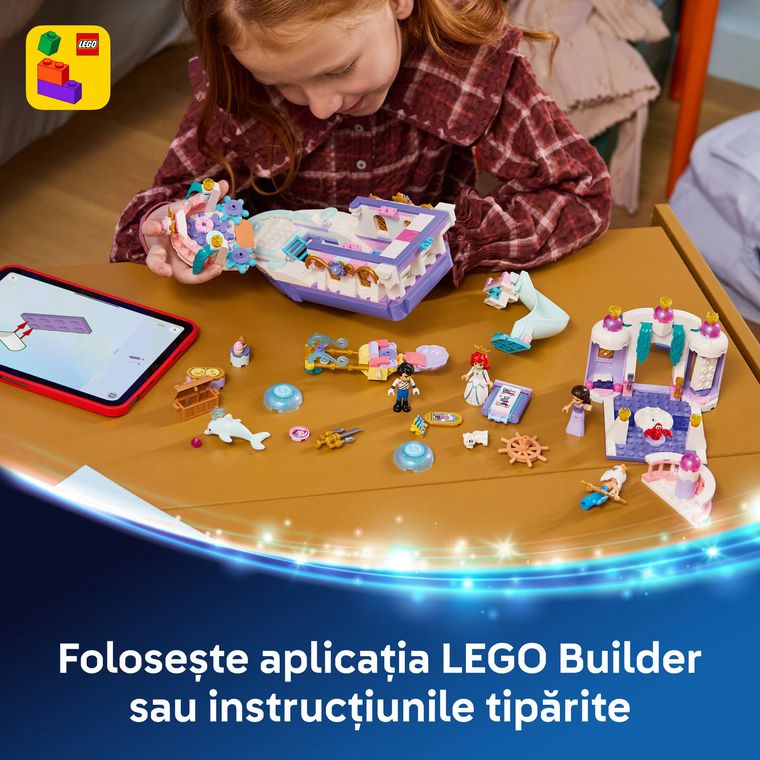 LEGO Disney Princess, Barca nuntii regale a lui Ariel, 43299