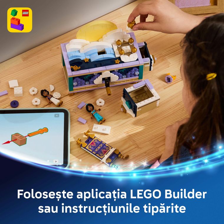 LEGO Disney Princess, Cutia cu bijuterii a lui Jasmine, 43295