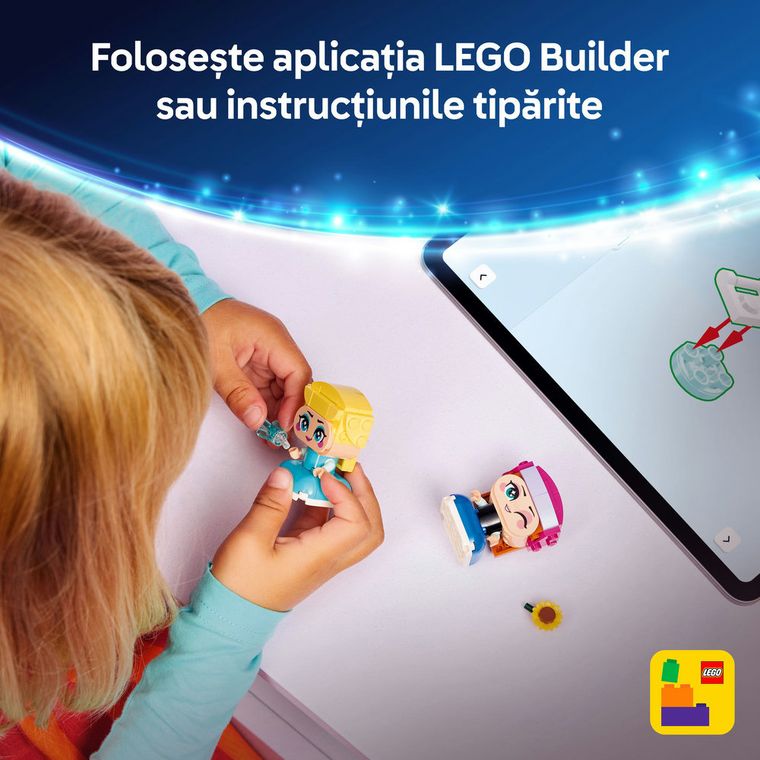 LEGO Disney Princess, Miniprintesele Anna si Elsa, 43284