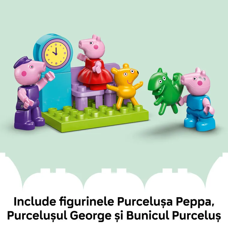 LEGO DUPLO, Calatorie in tren cu Bunicul Purcelus, 10466