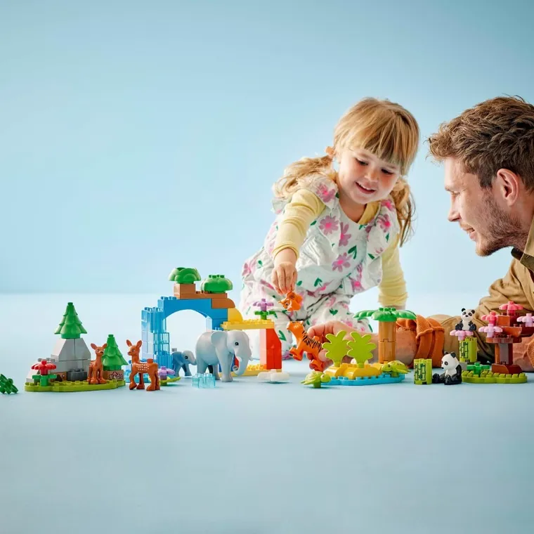 LEGO DUPLO, Familii de animale salbatice 3 in 1, 10446