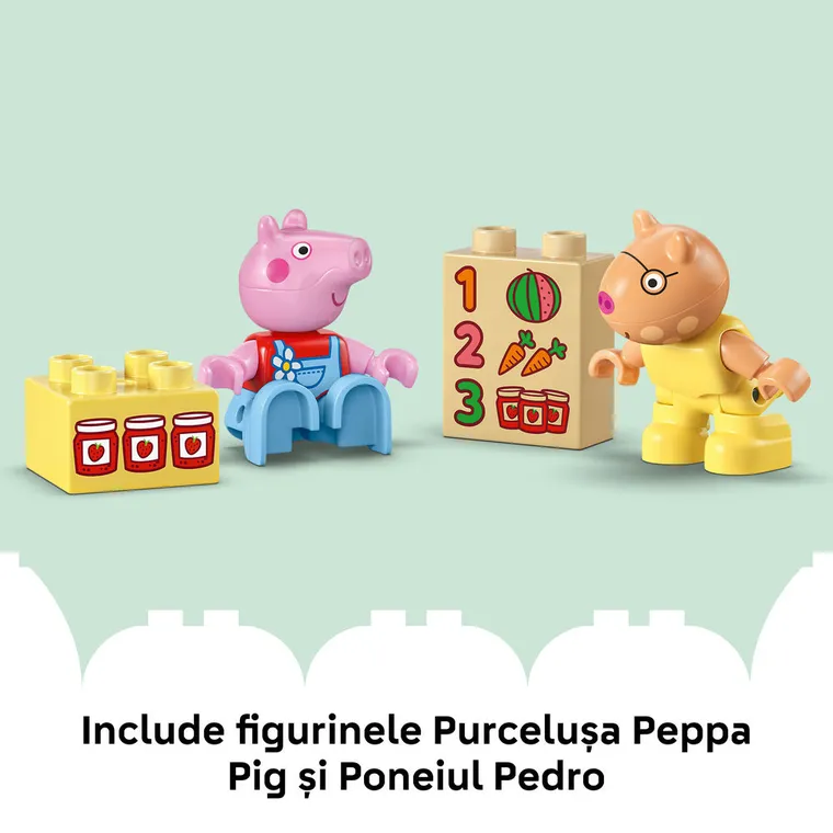 LEGO DUPLO, Tractor si piata, 10468
