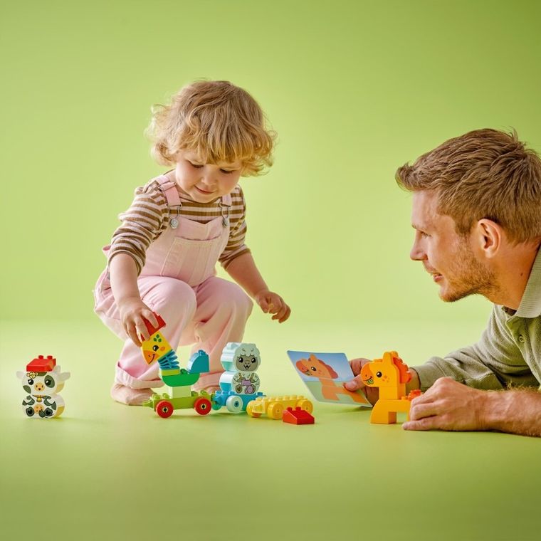 LEGO DUPLO, Tren cu animale, 10412