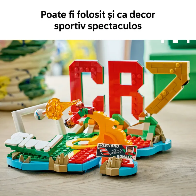 LEGO Editions Football, Cristiano Ronaldo - Momente importante din fotbal, 43012