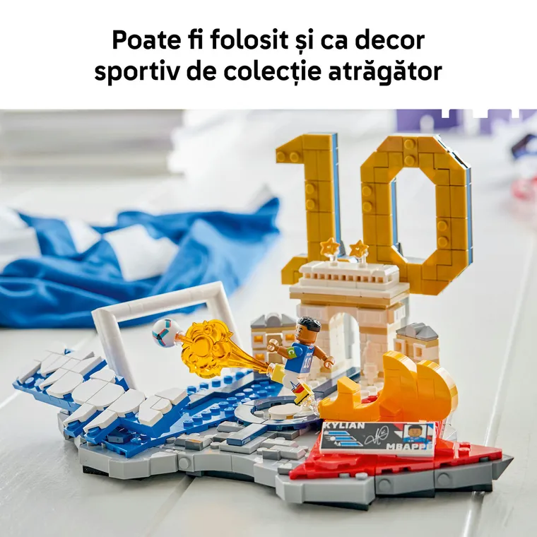 LEGO Editions Football, Kylian Mbappé - Momente importante din fotbal, 43013