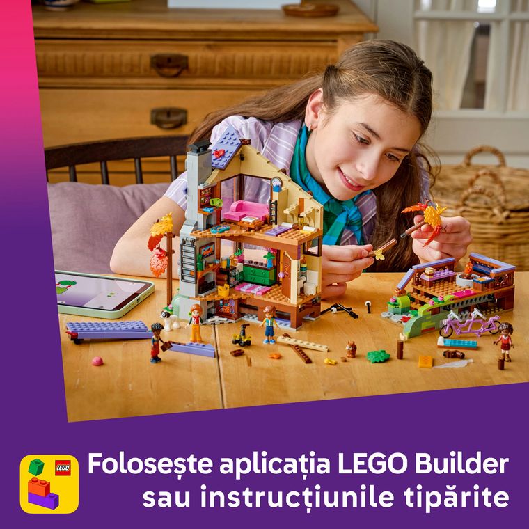 LEGO Friends, Cabana primitoare in padure toamna, 42705