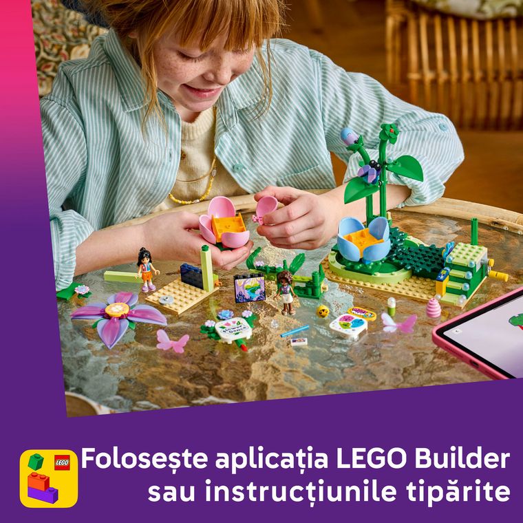 LEGO Friends, Floare rotitoare si ceasca pentru zane, 42702