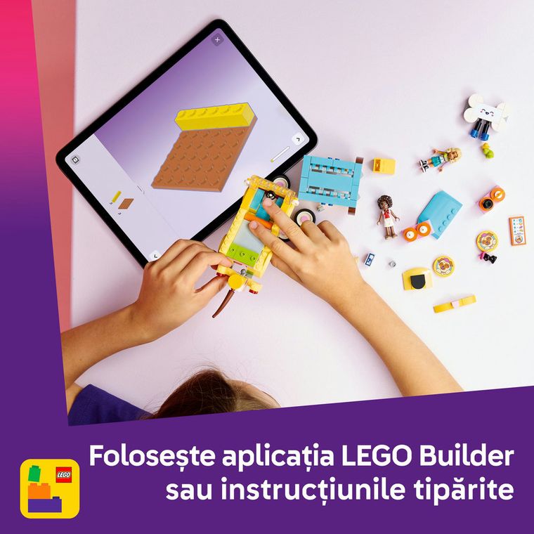 LEGO Friends, Furgoneta cu accesorii pentru animale de companie, 42678
