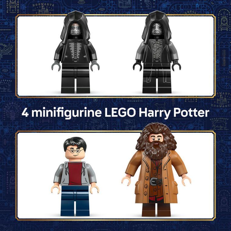 LEGO Harry Potter, Hagrid si Harry in fuga de pe Aleea Boschetelor, 76459