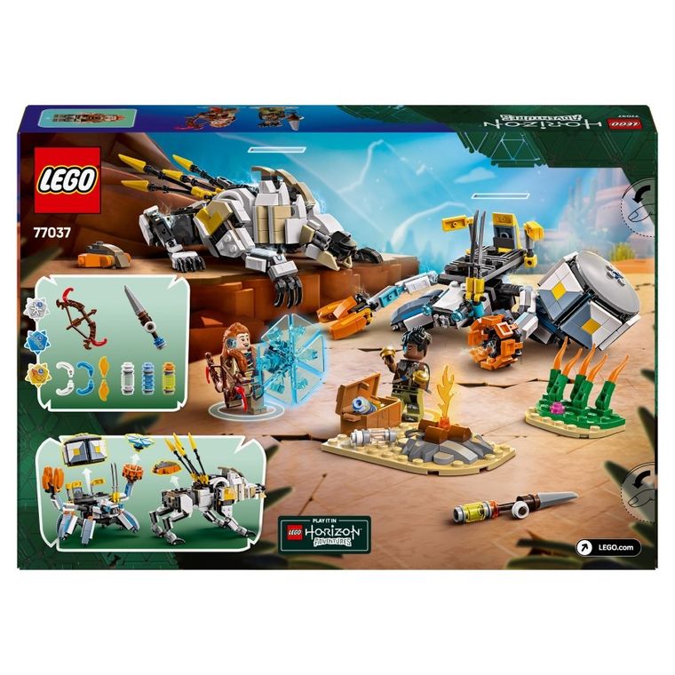 LEGO Horizon Adventures, Aloy si Varl vs. Shell-Walker si Sawtooth, 77037