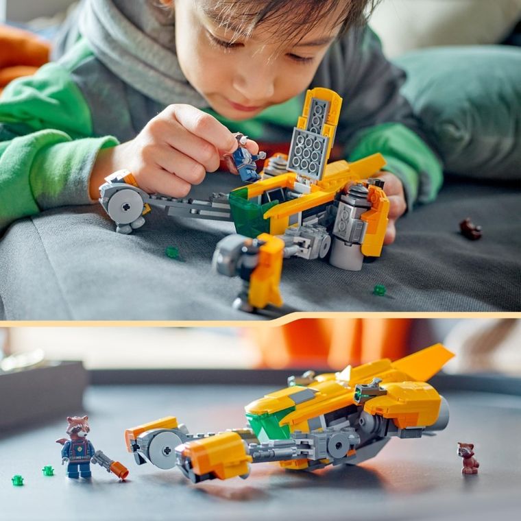 LEGO Marvel, Nava lui Baby Rocket, 76254