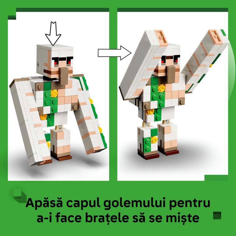LEGO Minecraft, Atac in desert cu un jocheu de gaini, 21592