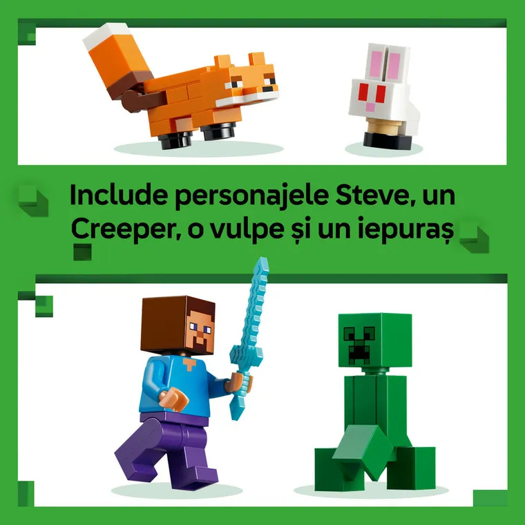 LEGO Minecraft, Aventura din Taiga a lui Steve, 21583