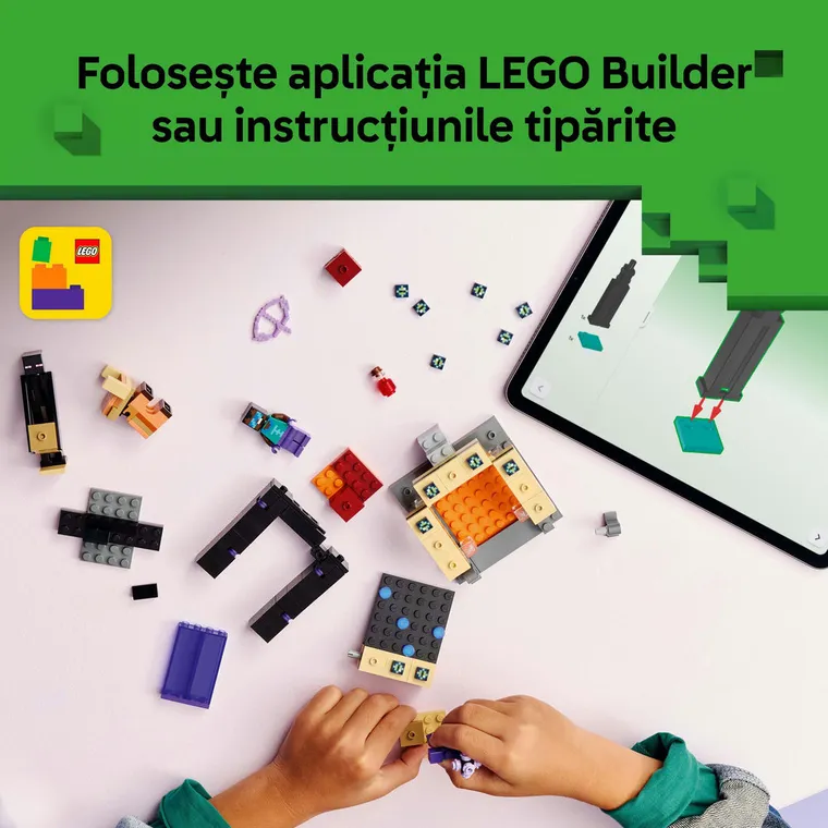 LEGO Minecraft, Calatorie prin portalurile Nether si End, 21584