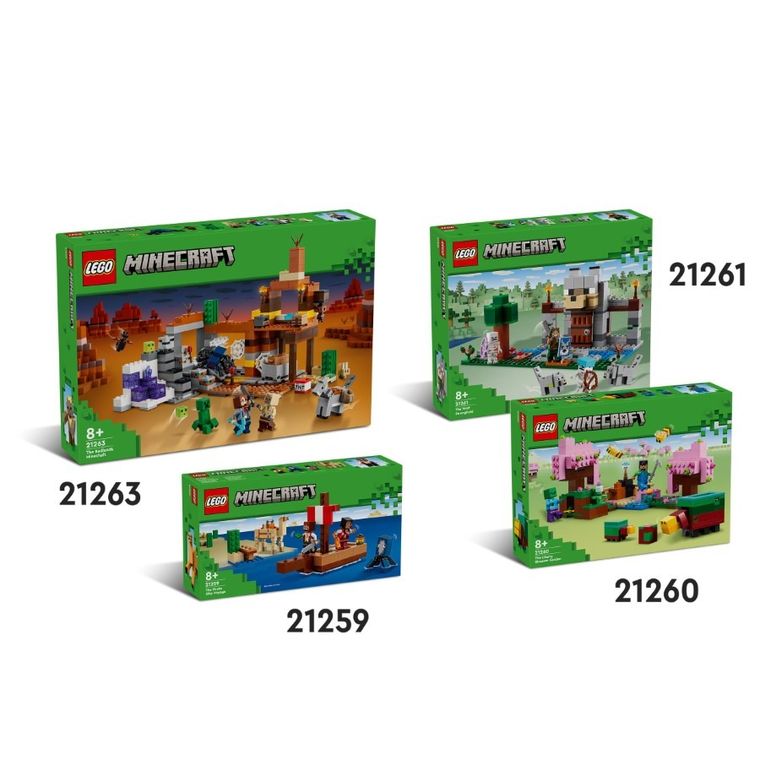 LEGO Minecraft, Gradina cu ciresi infloriti, 21260