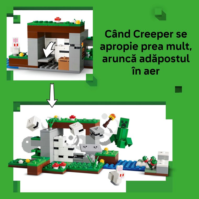 LEGO Minecraft, Prima aventura pe timp de noapte, 21593