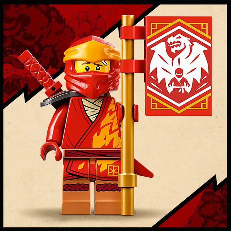 LEGO NINJAGO, Dragonul EVO de Foc al lui Kai, 71762 - smyk.ro