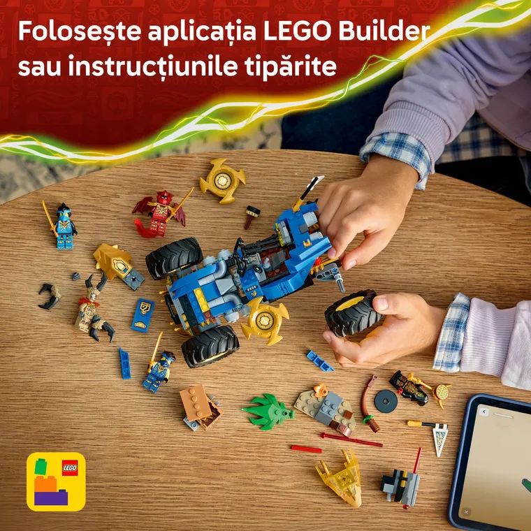 LEGO NINJAGO, Masina transformabila a lui Jay, 71856