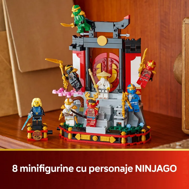 LEGO NINJAGO, Model pentru etalare cu personaje ninja la a 15-a aniversare, 71866