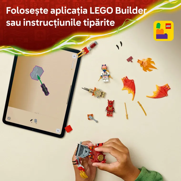 LEGO NINJAGO, Pachet de lupta cu robotul dragon al lui Kai, 71851