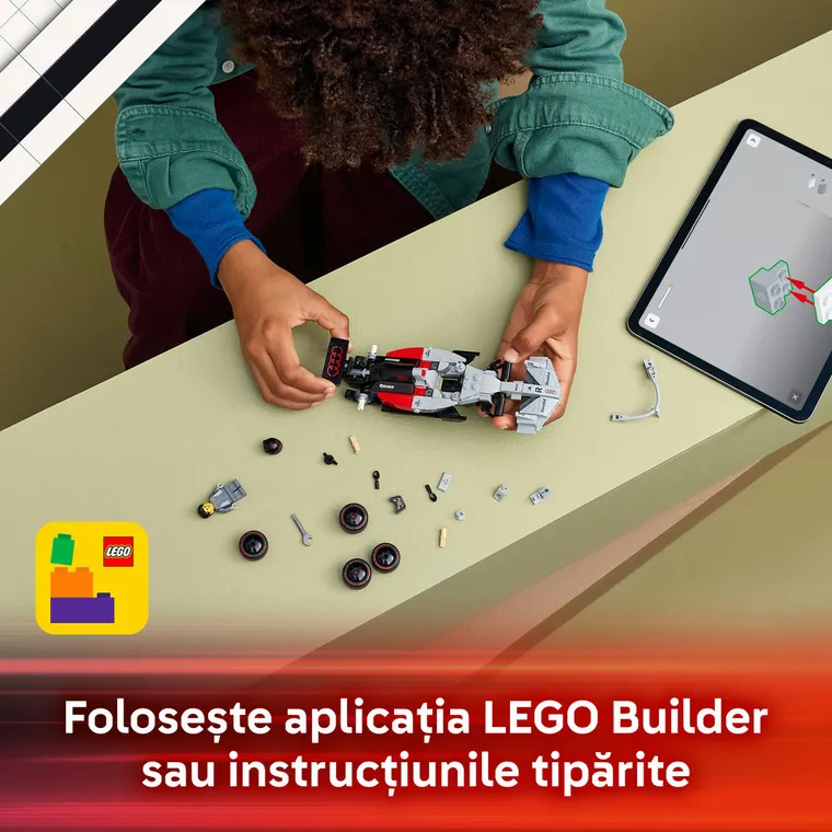 LEGO Speed Champions, Masina de curse Audi Revolut F1 Team R26, 77259