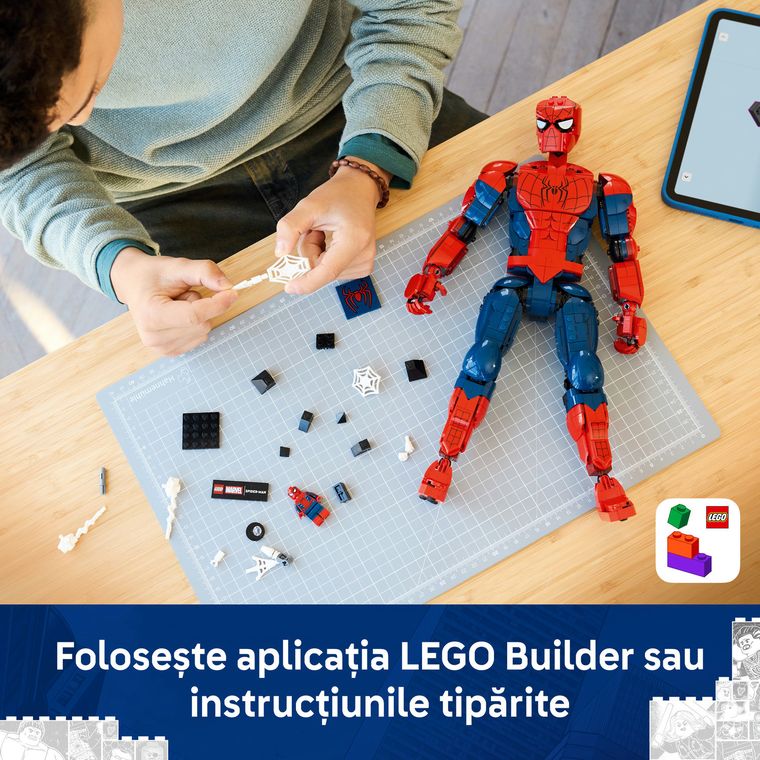 LEGO Super Heroes, Figurina erou Omul Paianjen, 76346