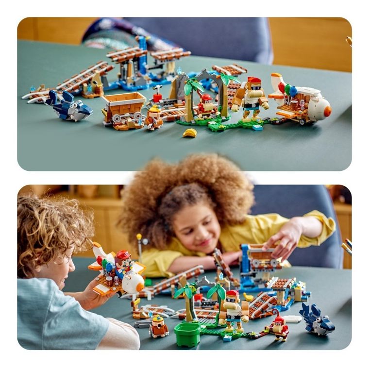 LEGO Super Mario, Set de extindere Plimbarea cu vagonetul minier a lui Diddy Kong, 71425