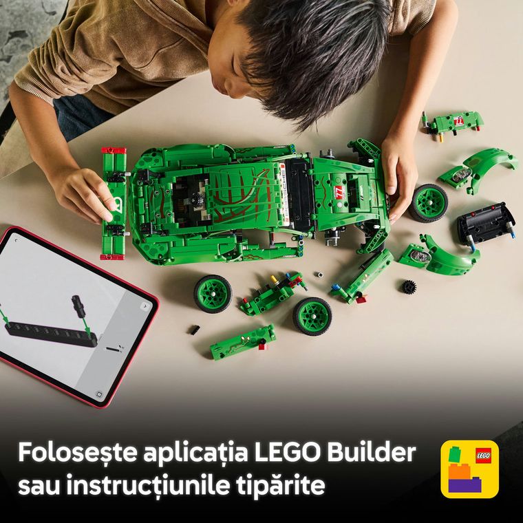 LEGO Technic, Masina Porsche 911 GT3 R REXY AO Racing, 42224