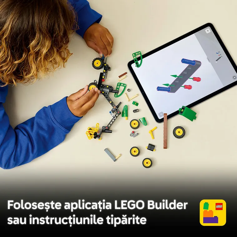 LEGO Technic, Utilaj de taiat si stivuit copaci John Deere 1470H, 42218