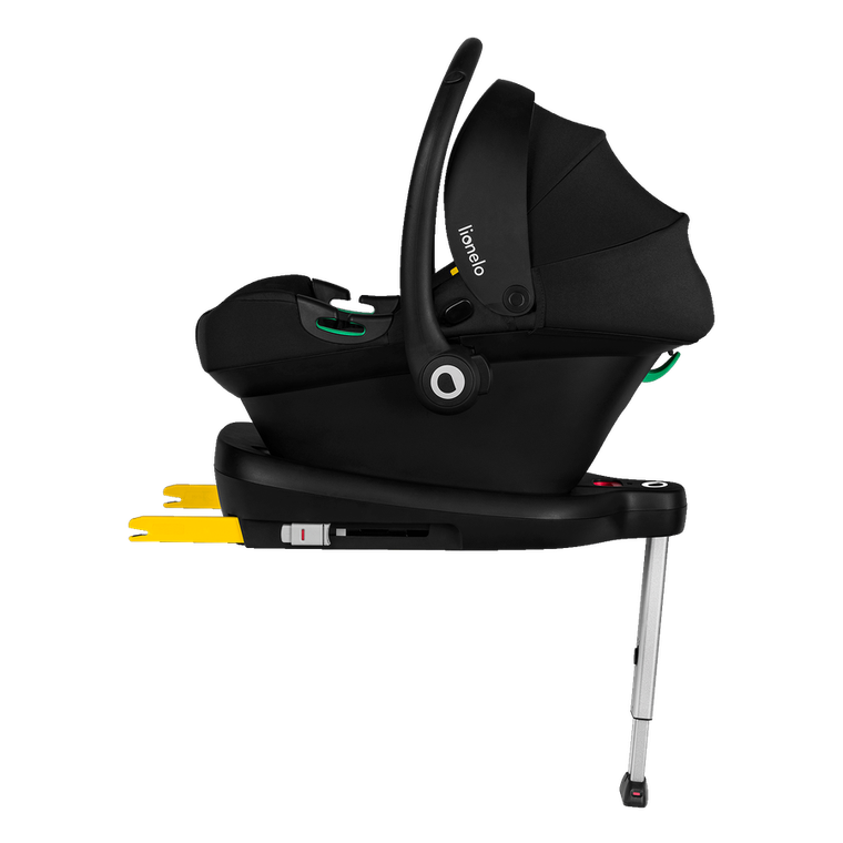 Lionelo, Astrid, scaun auto cu baza, i-Size, Black Grey, 40-87 cm