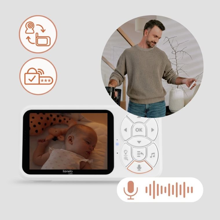 Lionelo, Babyline 3.4, baby monitor