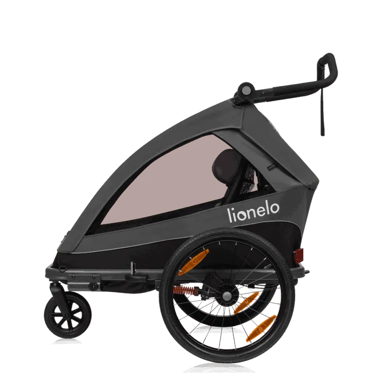 Lionelo, Cama, remorca bicicleta, Grey Graphite