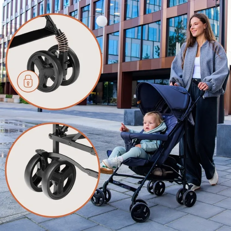 Lionelo, Elia, carucior sport, Brown Chocolate