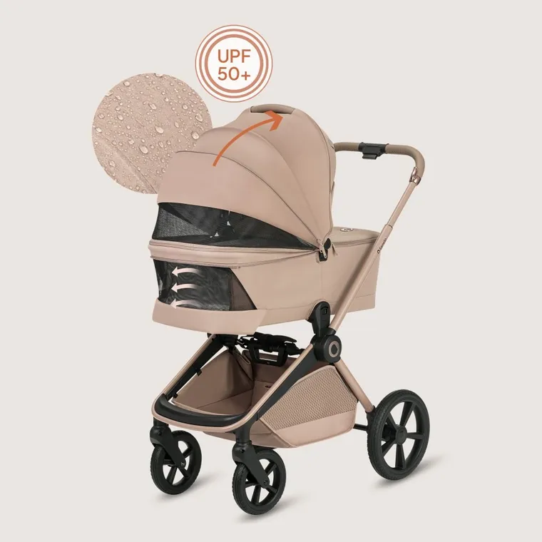 Lionelo, Freya, carucior multifunctional 3in1, Beige Sand
