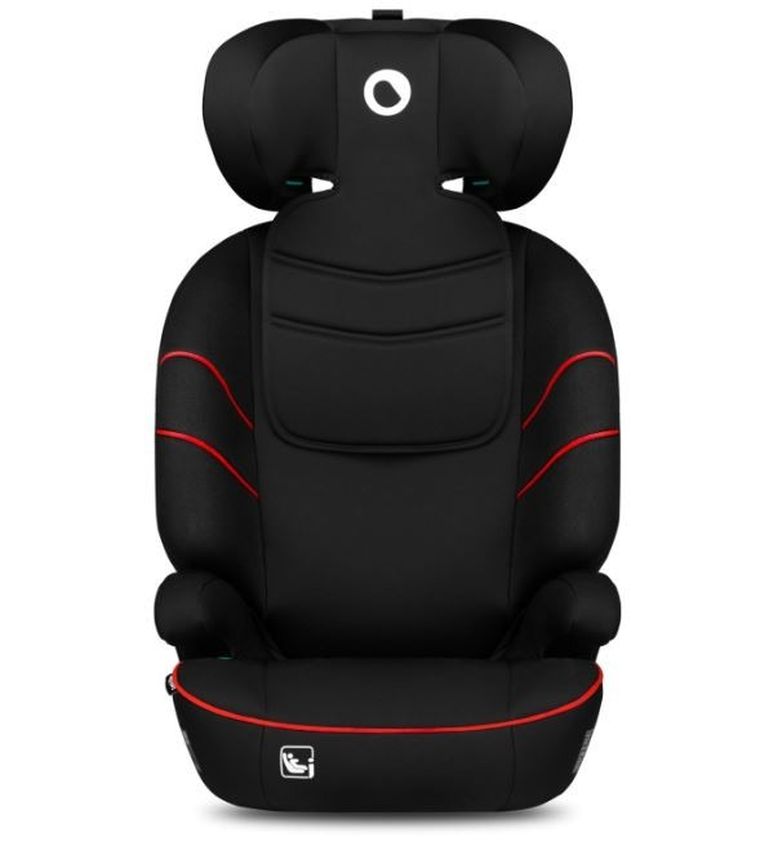 Lionelo, Lars, I-size, scaun auto, 100-150 cm, Sporty Black Red