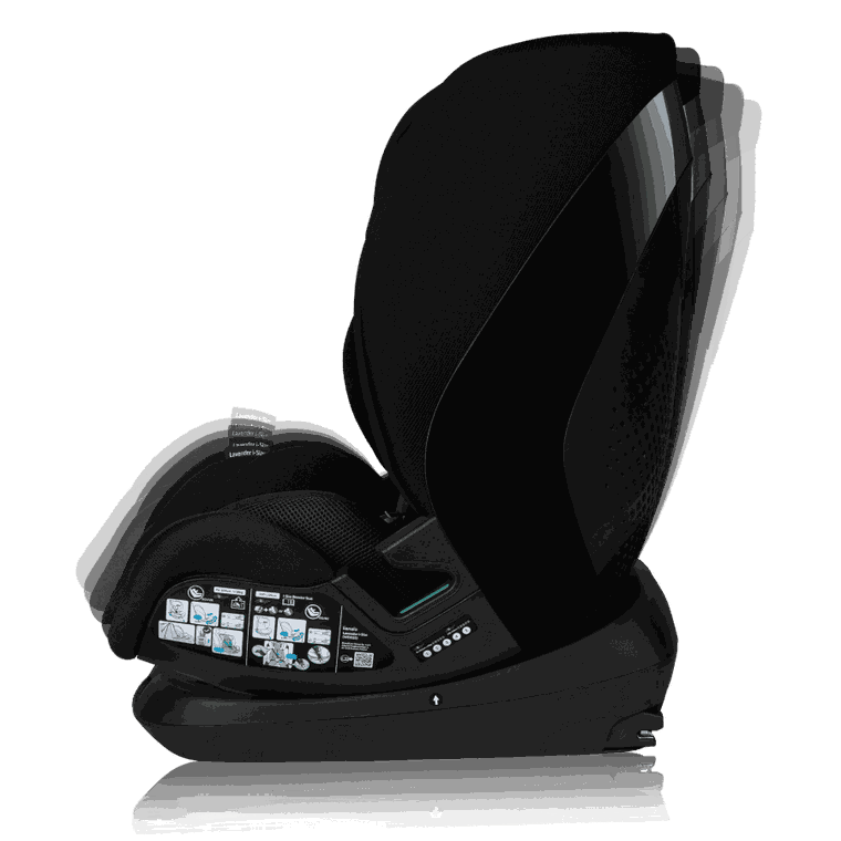 Lionelo, Lavender I-Size, scaun auto, Black Carbon, 76-150 cm