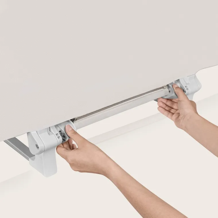 Lionelo, Lora, bariera de siguranta pentru patut, Beige Sand